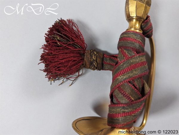 English Officer’s 1796 Infantry Sword Blue and Gilt - Image 5
