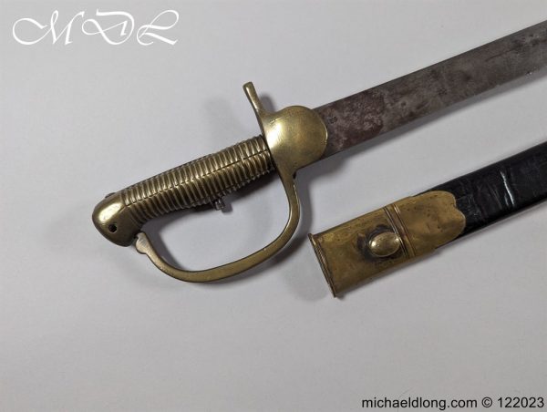 Baker Rifle Sword Bayonet and Scabbard by Hadley - Image 2