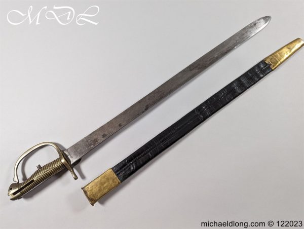 Baker Rifle Sword Bayonet and Scabbard by Hadley - Image 23