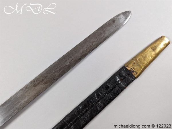 Baker Rifle Sword Bayonet and Scabbard by Hadley - Image 20