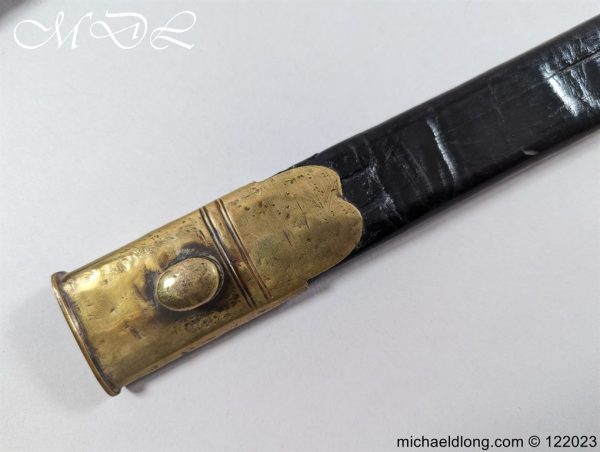 Baker Rifle Sword Bayonet and Scabbard by Hadley - Image 17