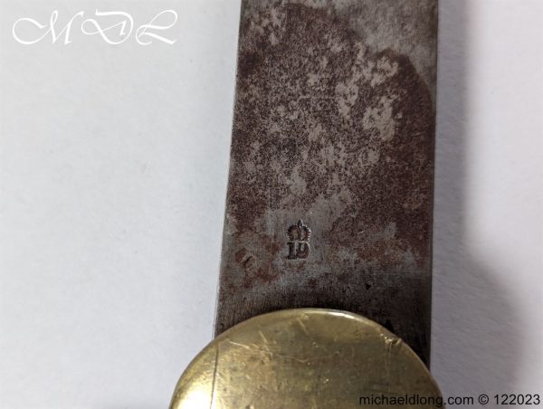Baker Rifle Sword Bayonet and Scabbard by Hadley - Image 13