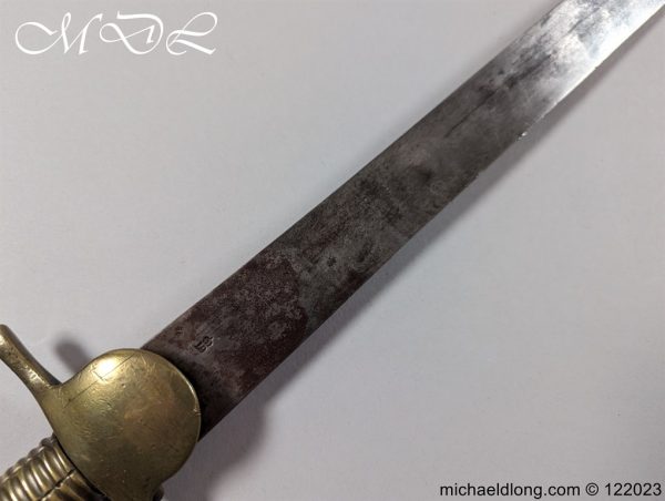 Baker Rifle Sword Bayonet and Scabbard by Hadley - Image 12