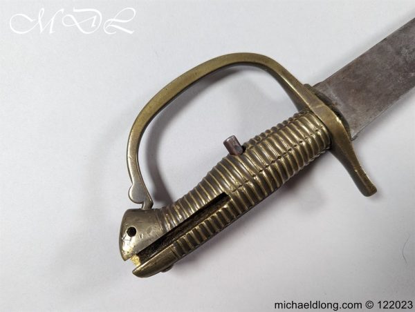 Baker Rifle Sword Bayonet and Scabbard by Hadley - Image 9