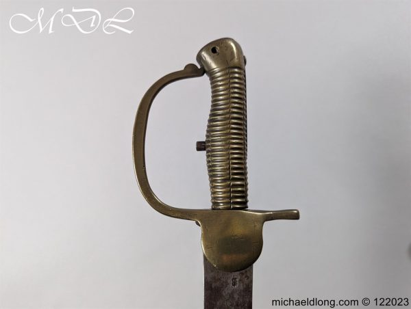 Baker Rifle Sword Bayonet and Scabbard by Hadley - Image 7
