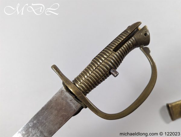 Baker Rifle Sword Bayonet and Scabbard by Hadley - Image 5