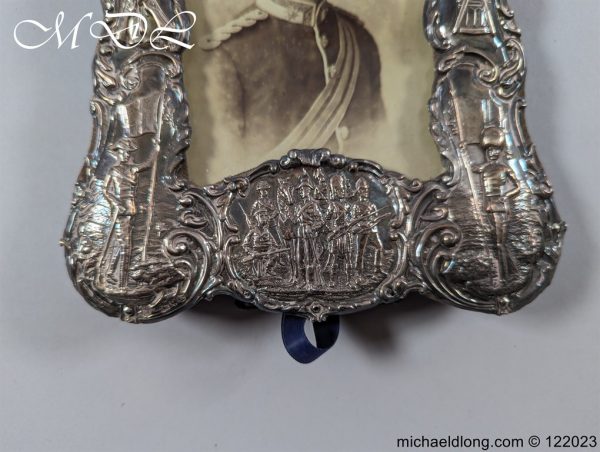 Victorian Military Boar War Period Silver Photo Frame - Image 2