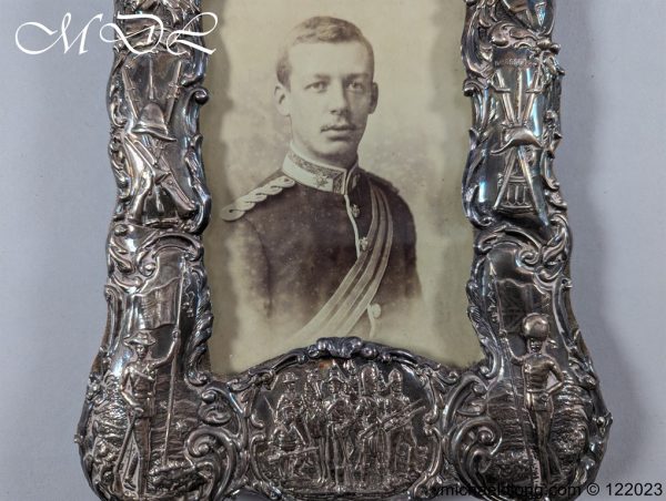 Victorian Military Boar War Period Silver Photo Frame - Image 15