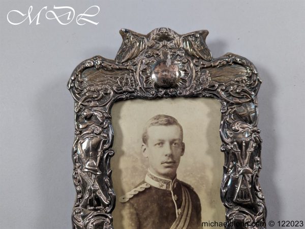 Victorian Military Boar War Period Silver Photo Frame - Image 14