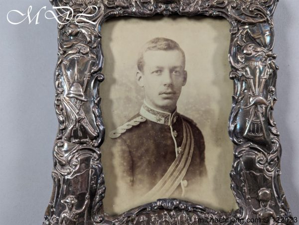 Victorian Military Boar War Period Silver Photo Frame - Image 13