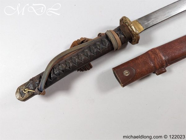Japanese Officers WW2 Sword Unsigned with Knot - Image 21