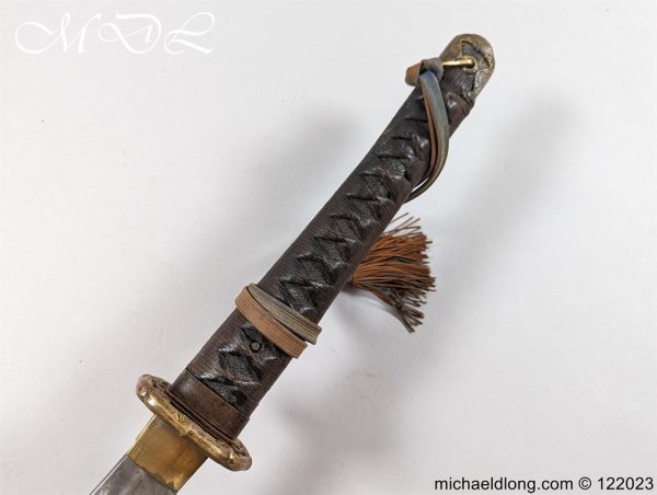 Japanese Officers WW2 Sword Unsigned with Knot - Image 8
