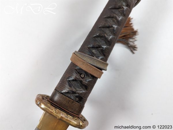 Japanese Officers WW2 Sword Unsigned with Knot - Image 7