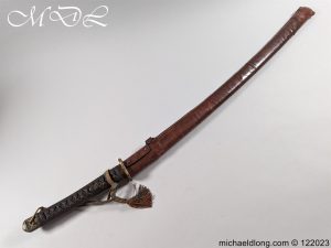 Japanese Officers WW2 Sword Unsigned with Knot