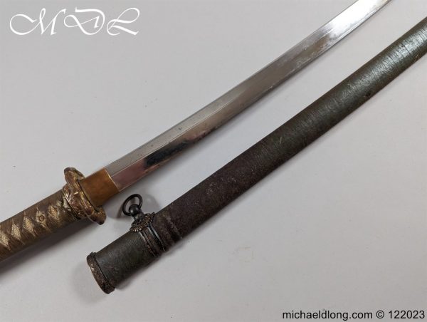 Japanese Officers WW2 Sword Unsigned - Image 23