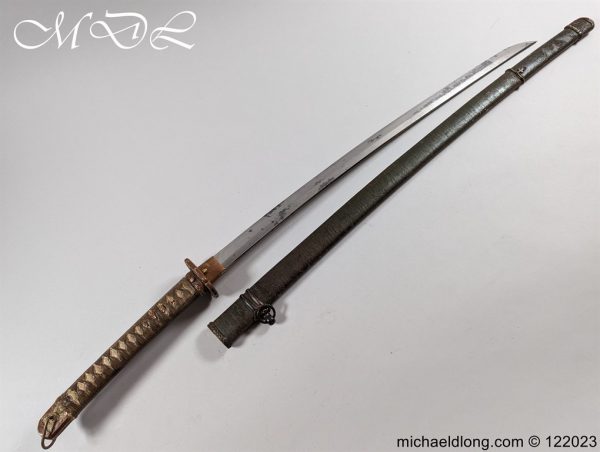 Japanese Officers WW2 Sword Unsigned - Image 21