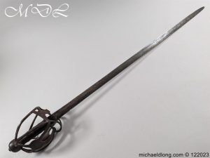 English 17th Century Basket Hilt Sword