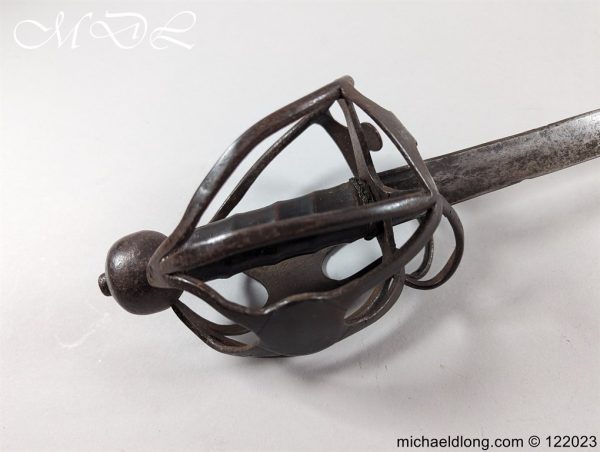 English 17th Century Basket Hilt Sword - Image 3