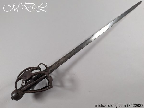 English 17th Century Basket Hilt Sword - Image 27