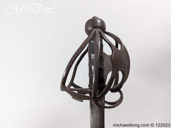 English 17th Century Basket Hilt Sword - Image 23
