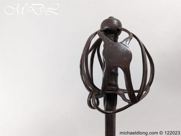 English 17th Century Basket Hilt Sword - Image 20