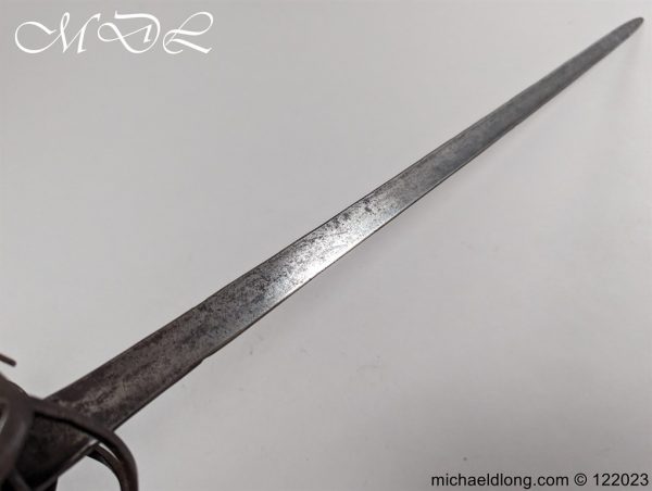 English 17th Century Basket Hilt Sword - Image 13