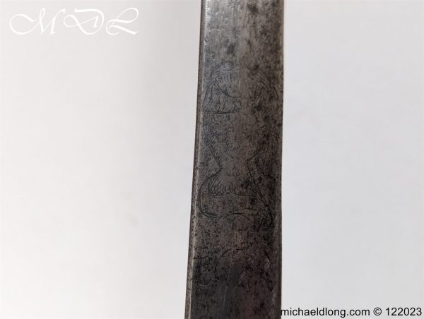 English 17th Century Basket Hilt Sword - Image 9