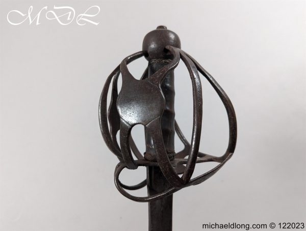 English 17th Century Basket Hilt Sword - Image 5