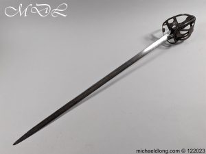 English 17th Century Basket Hilt Sword