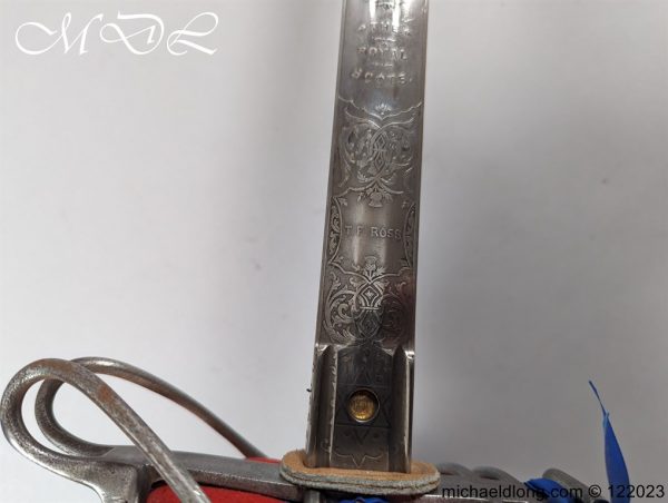 Royal Scots Victorian Officers Sword - Image 24