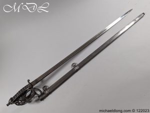 London Scottish Victorian 1/2 Basket Hilted Officer’s Sword