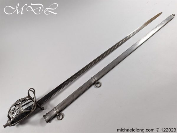 London Scottish Victorian 1/2 Basket Hilted Officer’s Sword - Image 29