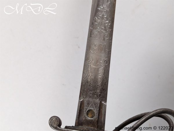 London Scottish Victorian 1/2 Basket Hilted Officer’s Sword - Image 17