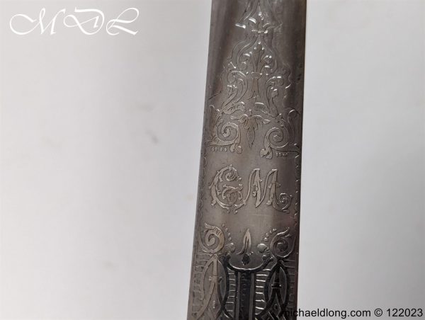 London Scottish Victorian 1/2 Basket Hilted Officer’s Sword - Image 15