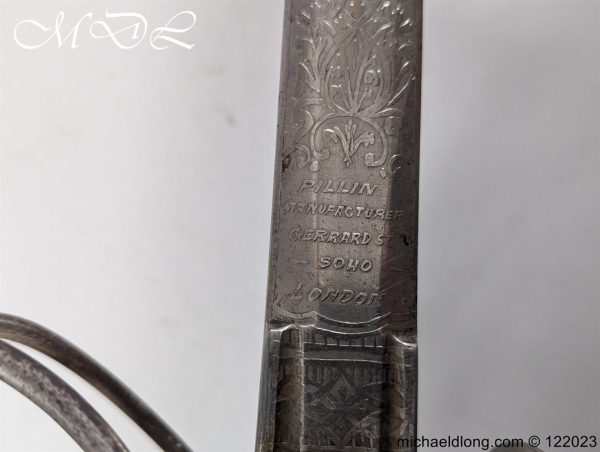 London Scottish Victorian 1/2 Basket Hilted Officer’s Sword - Image 13