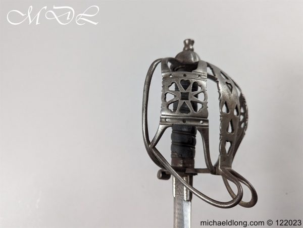 London Scottish Victorian 1/2 Basket Hilted Officer’s Sword - Image 7