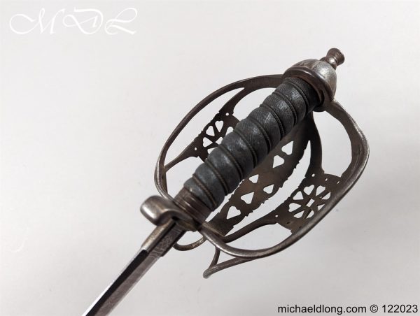 London Scottish Victorian 1/2 Basket Hilted Officer’s Sword - Image 6