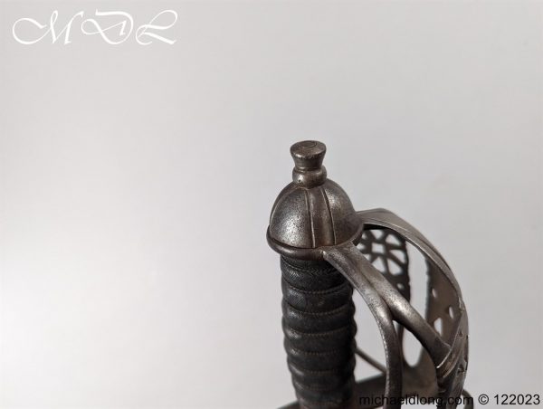 London Scottish Victorian 1/2 Basket Hilted Officer’s Sword - Image 5