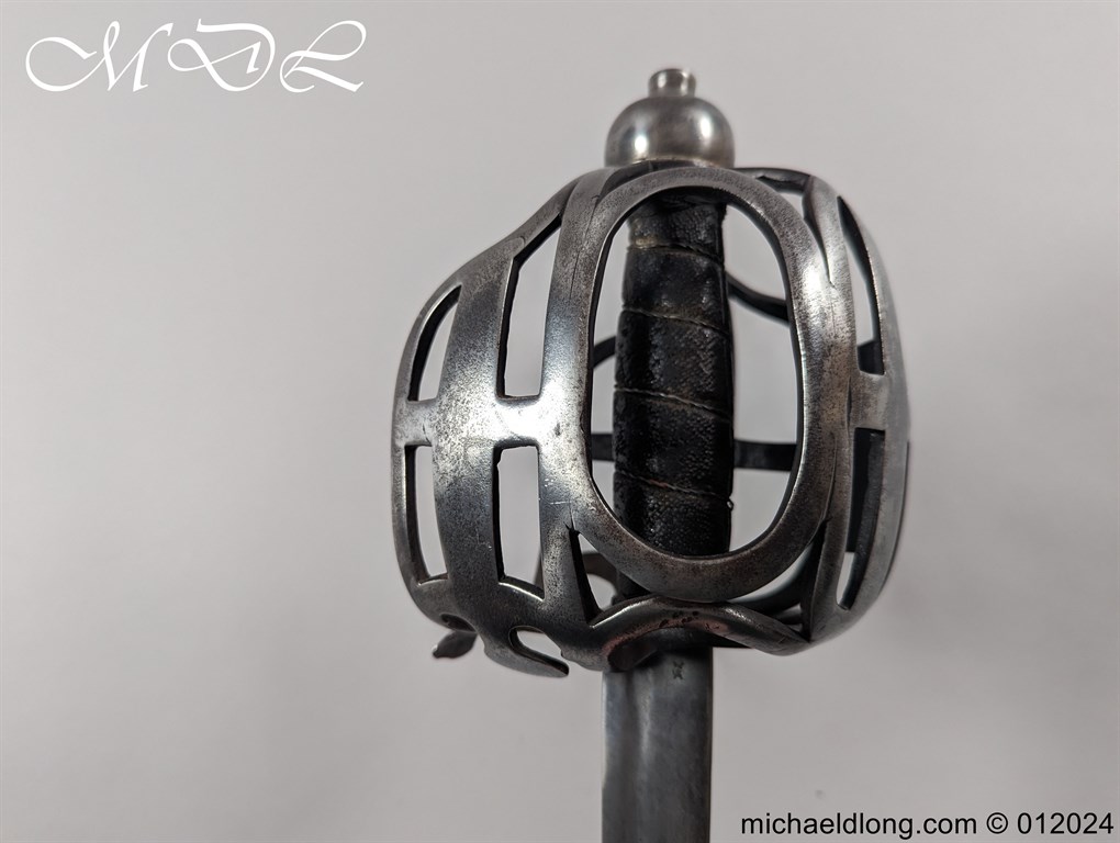 British Heavy Cavalry Basket Hilt Sword - Image 11