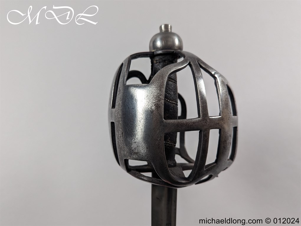 British Heavy Cavalry Basket Hilt Sword - Image 4