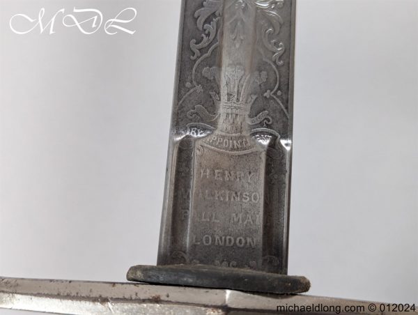 Seaforth Highlanders Ross - Shire Buffs Officer’s Sword - Image 16