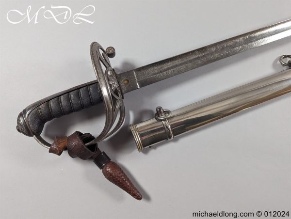 Scottish Clackmannan Rifles Officers Sword - Image 2