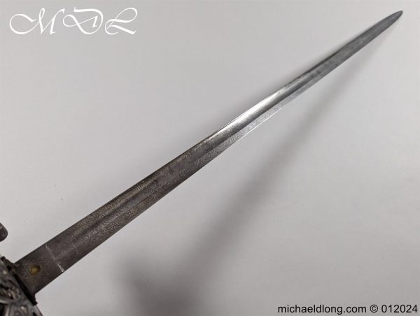 Scottish Clackmannan Rifles Officers Sword - Image 24