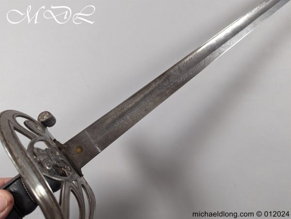 Scottish Clackmannan Rifles Officers Sword - Image 23