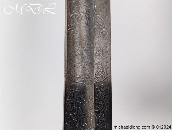Scottish Clackmannan Rifles Officers Sword - Image 20