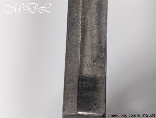 Scottish Clackmannan Rifles Officers Sword - Image 14