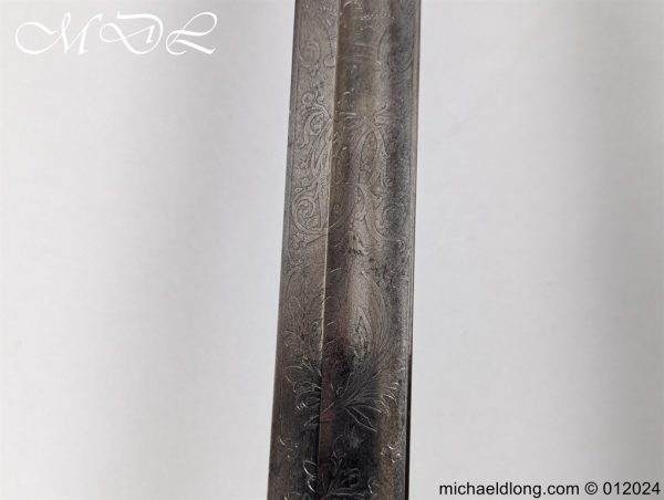 Scottish Clackmannan Rifles Officers Sword - Image 12