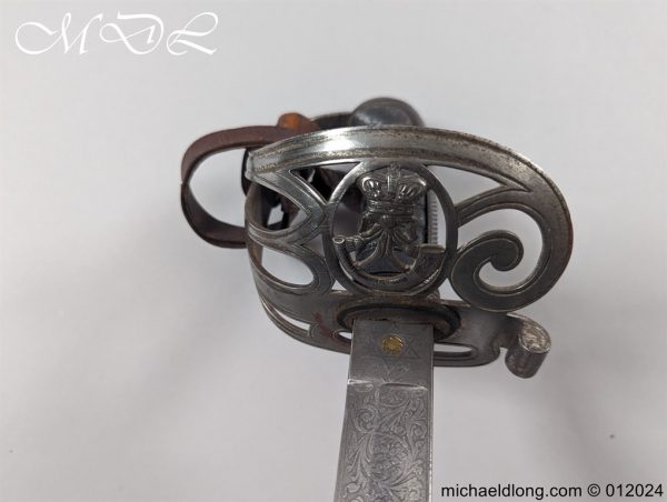 Scottish Clackmannan Rifles Officers Sword - Image 9