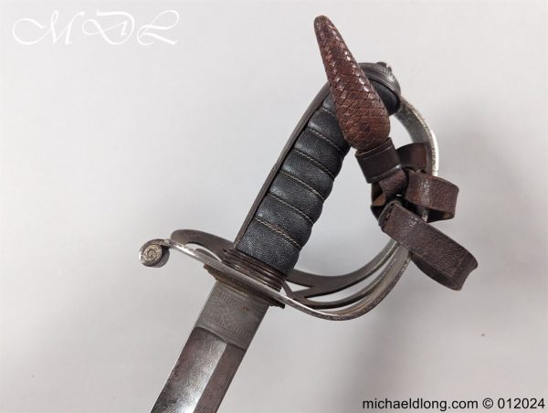 Scottish Clackmannan Rifles Officers Sword - Image 7