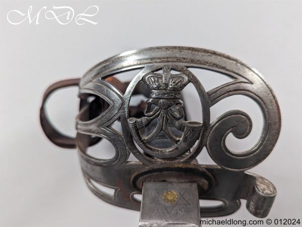 Scottish Clackmannan Rifles Officers Sword - Image 4